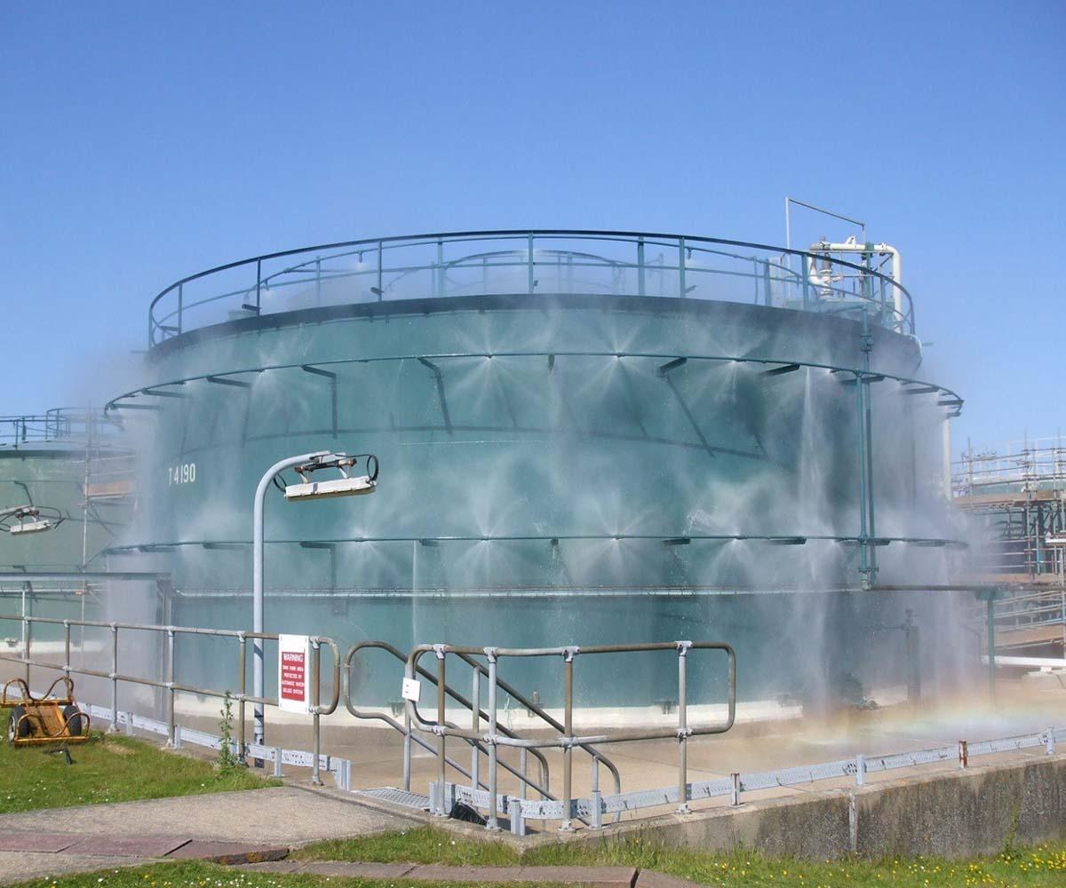Medium Velocity Water Spray System